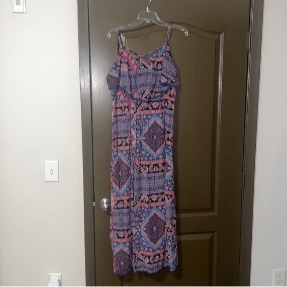 American eagle patterned maxi dress